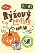 BUDYŃ RYŻOWY O SMAKU BANANOWYM Z DYNIĄ (BEZGLUTENOWY) BIO 40 g - AMYLON