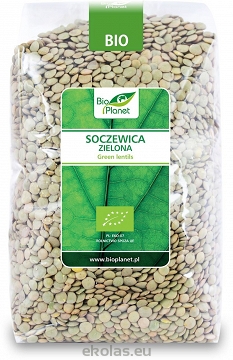 SOCZEWICA ZIELONA BIO 1 kg - BIO PLANET