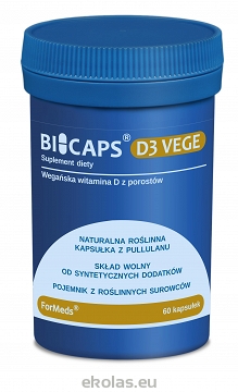 ForMeds - BICAPS® D3 VEGE  60 kap.