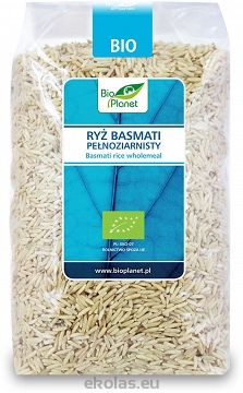 RYŻ BASMATI PEŁNOZIARNISTY BIO 1 kg - BIO PLANET