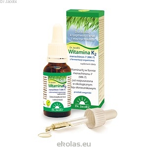 Witamina K2  w formie menachinonu-7 (MK-7)