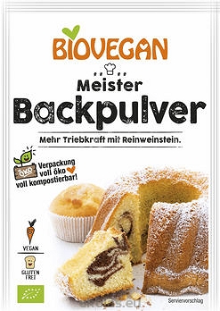 PROSZEK DO PIECZENIA BEZGLUTENOWY BIO 3 x 17 g -BIOVEGAN