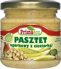 PASZTET OGÓRKOWY Z CIECIORKĄ BIO 160 g - PRIMAECO