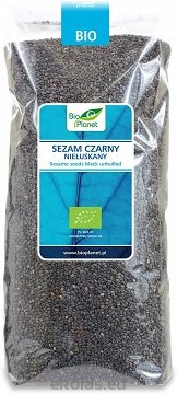 SEZAM CZARNY NIEŁUSKANY BIO 1 kg - BIO PLANET